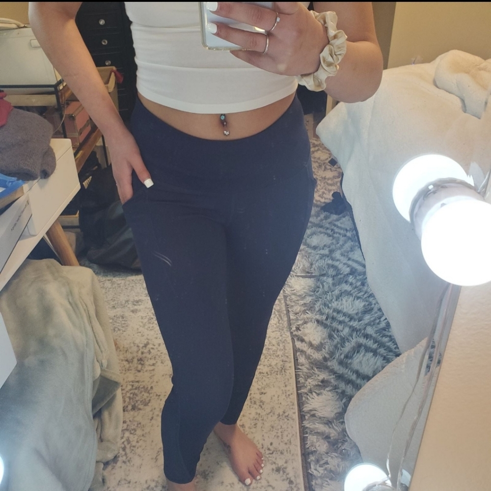 Dark blue navy leggings